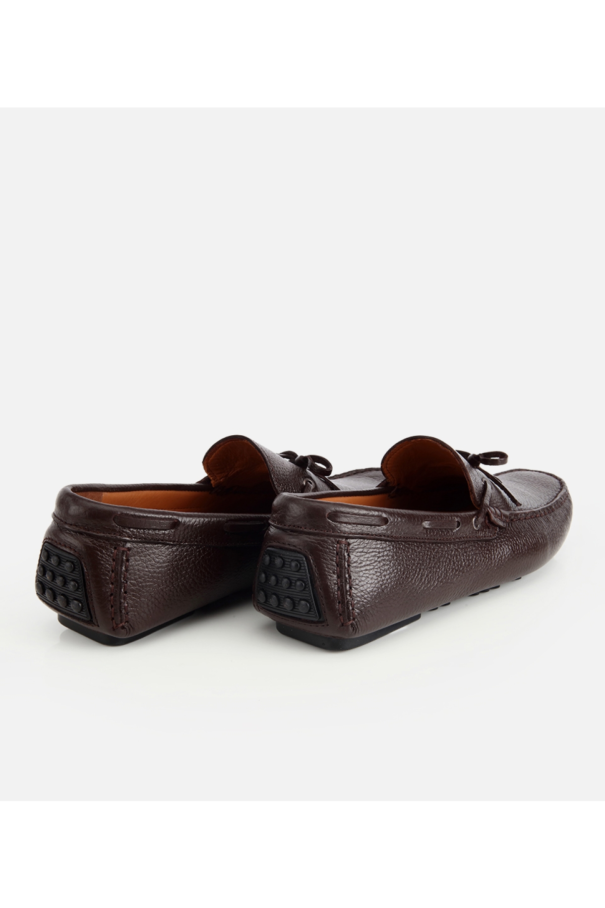 Hotiç Siyah Hotiç Hotiç Deri Erkek Fiyonk Detaylı Günlük Loafer