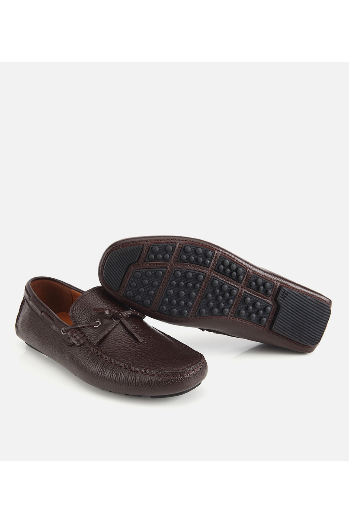 Hotiç Siyah Hotiç Hotiç Deri Erkek Fiyonk Detaylı Günlük Loafer