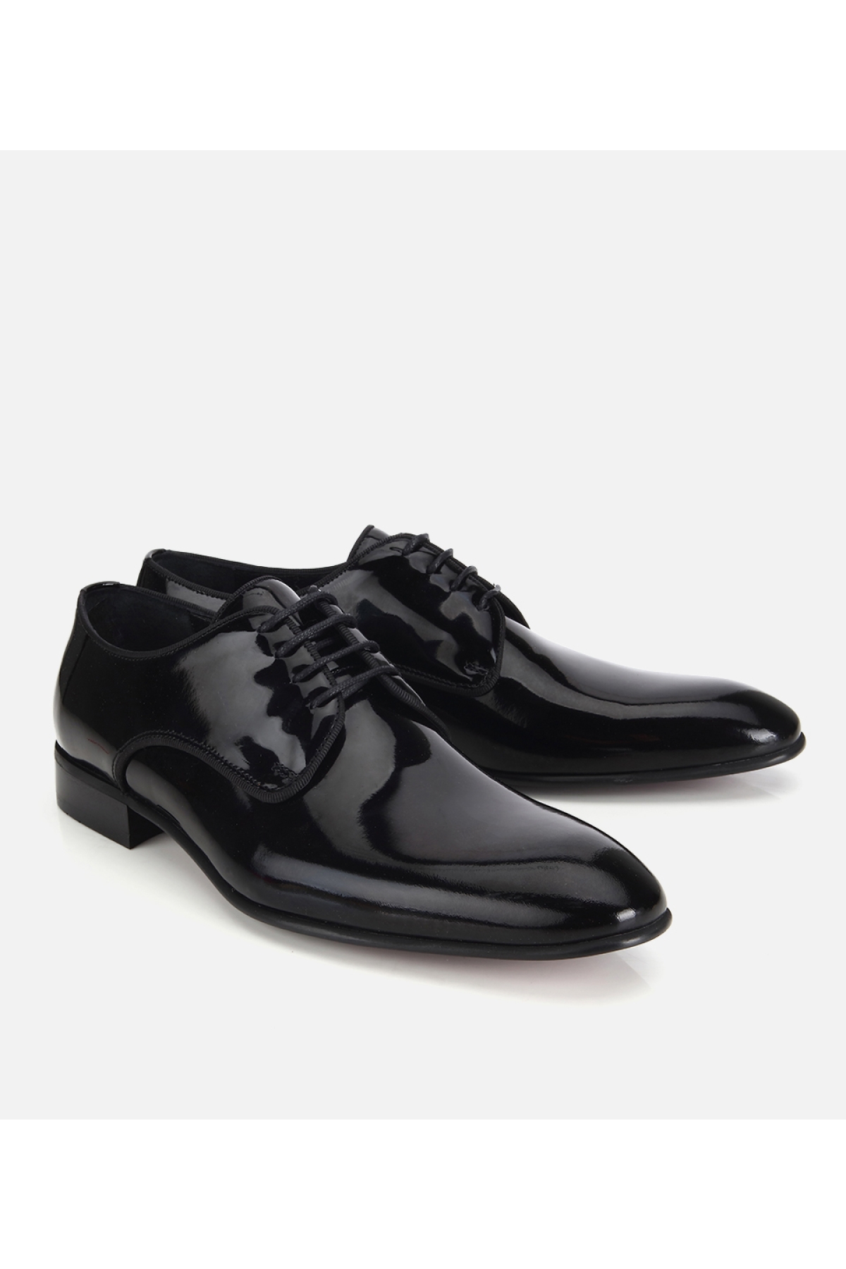 Hotiç Siyah Hotiç Hotiç Rugan Erkek Deri Klasik Ayakkabı