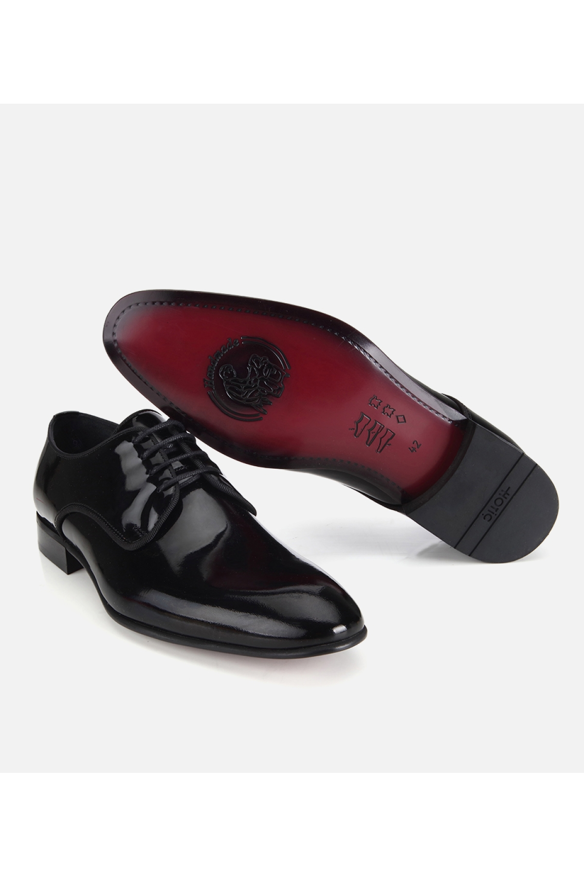 Hotiç Siyah Hotiç Hotiç Rugan Erkek Deri Klasik Ayakkabı