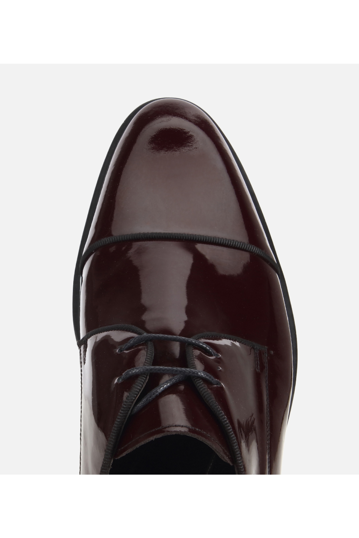 Hotiç Bordo Hotiç Hotiç Rugan Erkek Deri Metal Detaylı Klasik Ayakkabı