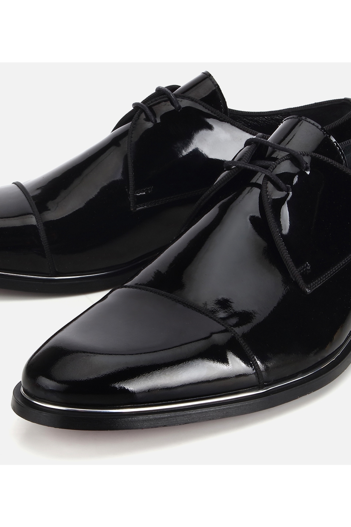 Hotiç Bordo Hotiç Hotiç Rugan Erkek Deri Metal Detaylı Klasik Ayakkabı