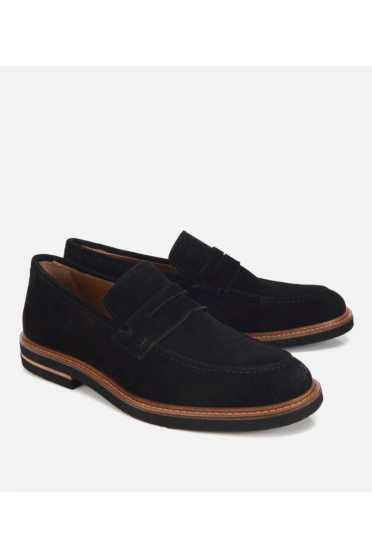 Hotiç Lacivert Hotiç Hotiç Süet Erkek Deri Klasik Loafer