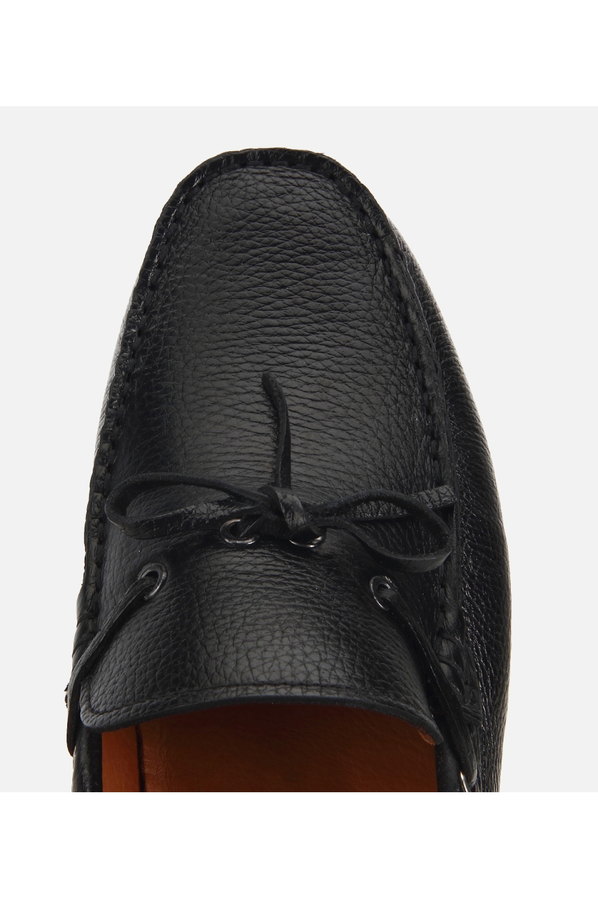 Hotiç Siyah Hotiç Hotiç Deri Erkek Fiyonk Detaylı Günlük Loafer