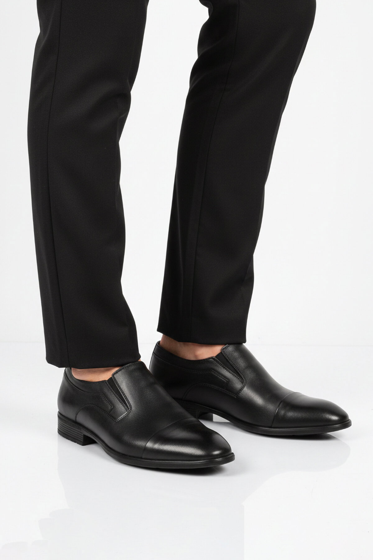 Ayakmod Siyah Ayakmod Premium Hakiki Deri Erkek Klasik Ayakkabı 696 M