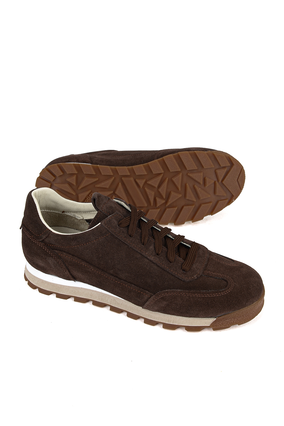 Ziya Kahverengi Ziya Hakiki Erkek Deri Sneaker 1611026Z1030
