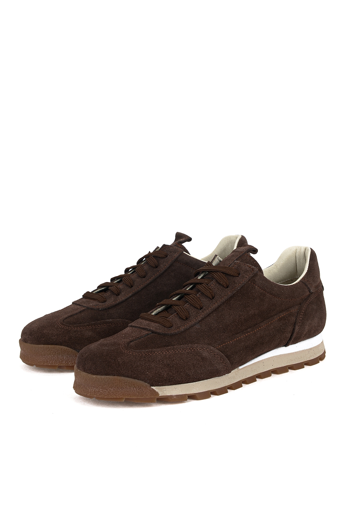 Ziya Kahverengi Ziya Hakiki Erkek Deri Sneaker 1611026Z1030