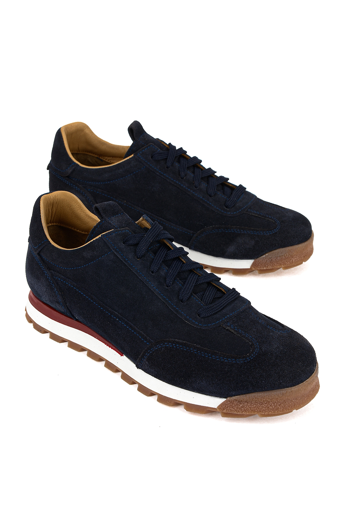 Ziya Kahverengi Ziya Hakiki Erkek Deri Sneaker 1611026Z1030