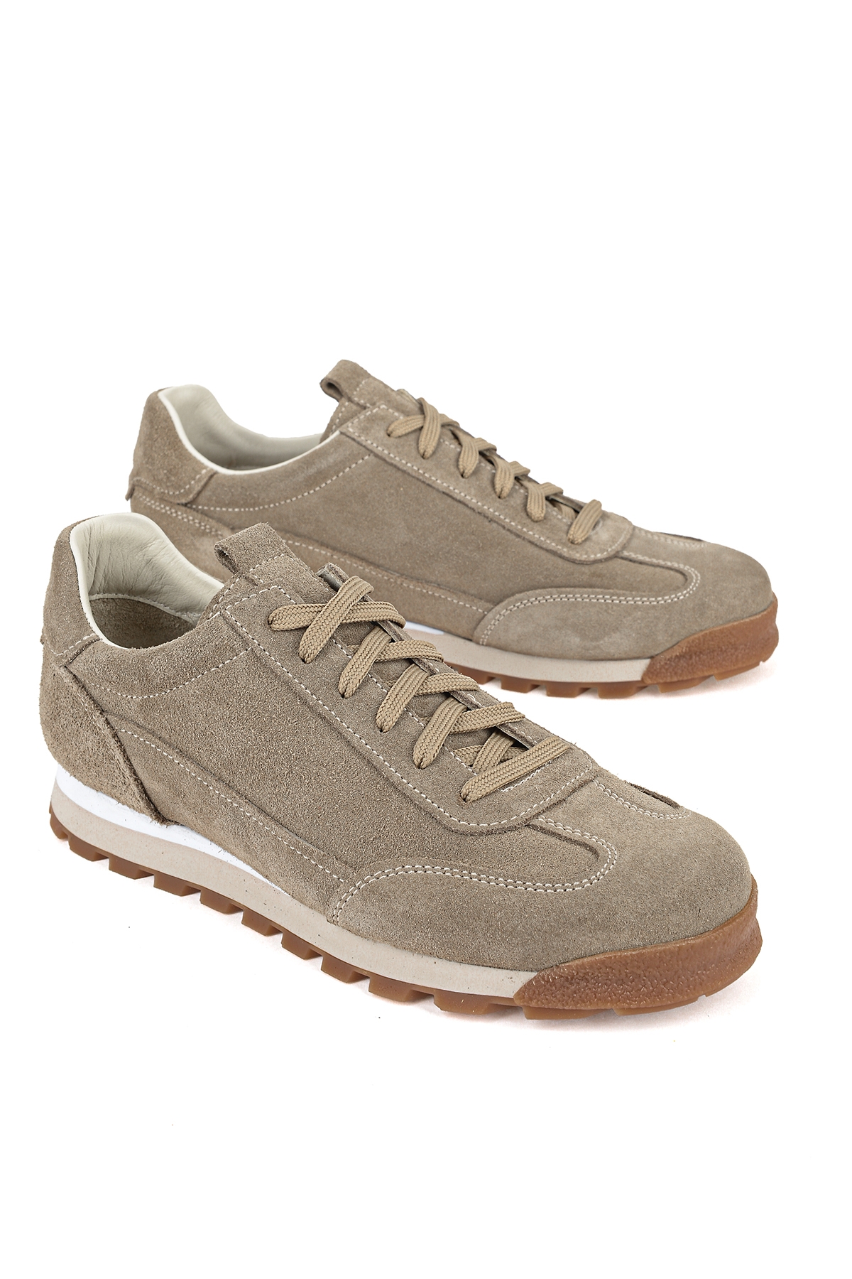 Ziya Kahverengi Ziya Hakiki Erkek Deri Sneaker 1611026Z1030
