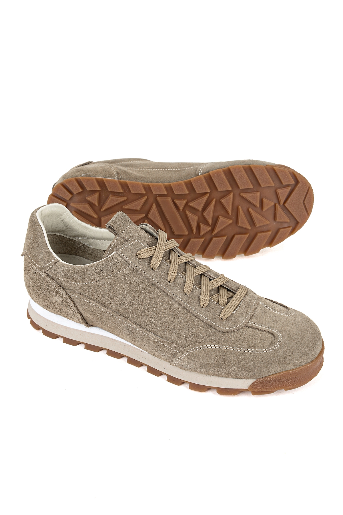 Ziya Kahverengi Ziya Hakiki Erkek Deri Sneaker 1611026Z1030