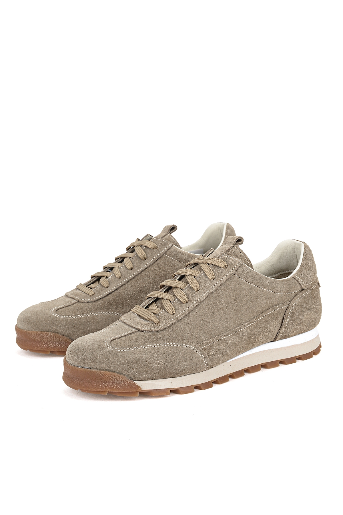 Ziya Kahverengi Ziya Hakiki Erkek Deri Sneaker 1611026Z1030