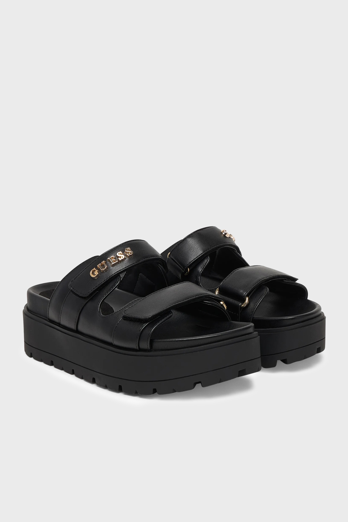 Guess Kadın Sandalet FLJFAX ELE03 BLACK — 2