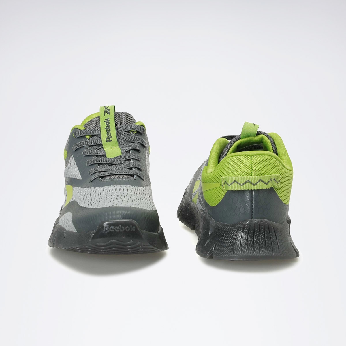 nog ZIG N GLOW 3 ELASTIC LACE Gri Unisex Çocuk Koşu Ayakkabısı - Reebok