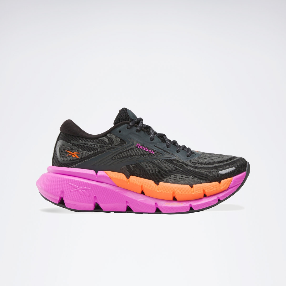 yo.、ねろす② FLOATZIG DOUBLE Siyah Kadın Koşu Ayakkabısı - Reebok