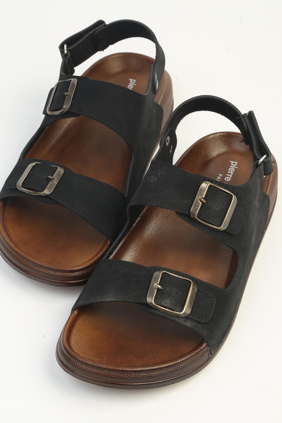 Pierre Cardin Siyah Pierre Cardin ®| Pc Erkek Sandalet PC-7924