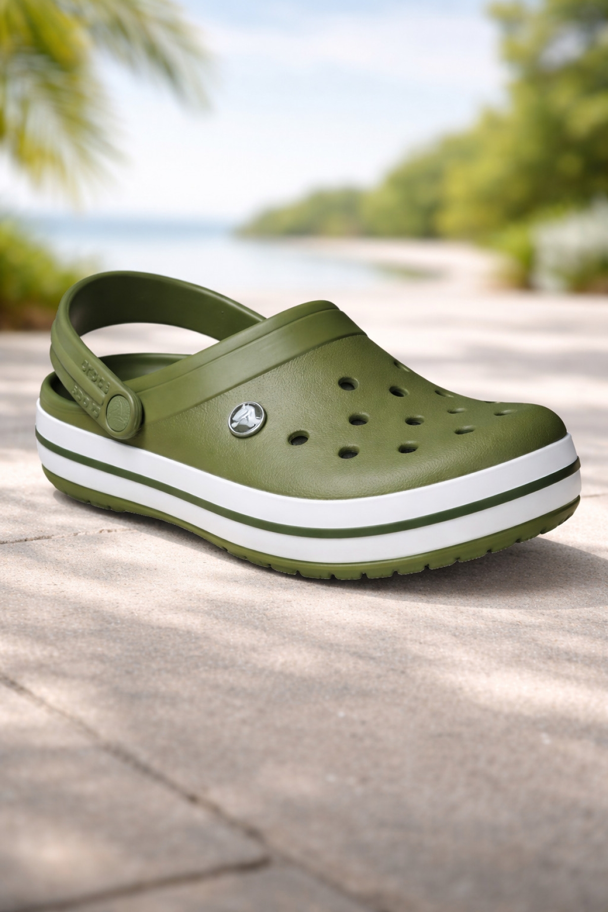 Crocs Beyaz Crocs Crocband Günlük Rahat Terlik