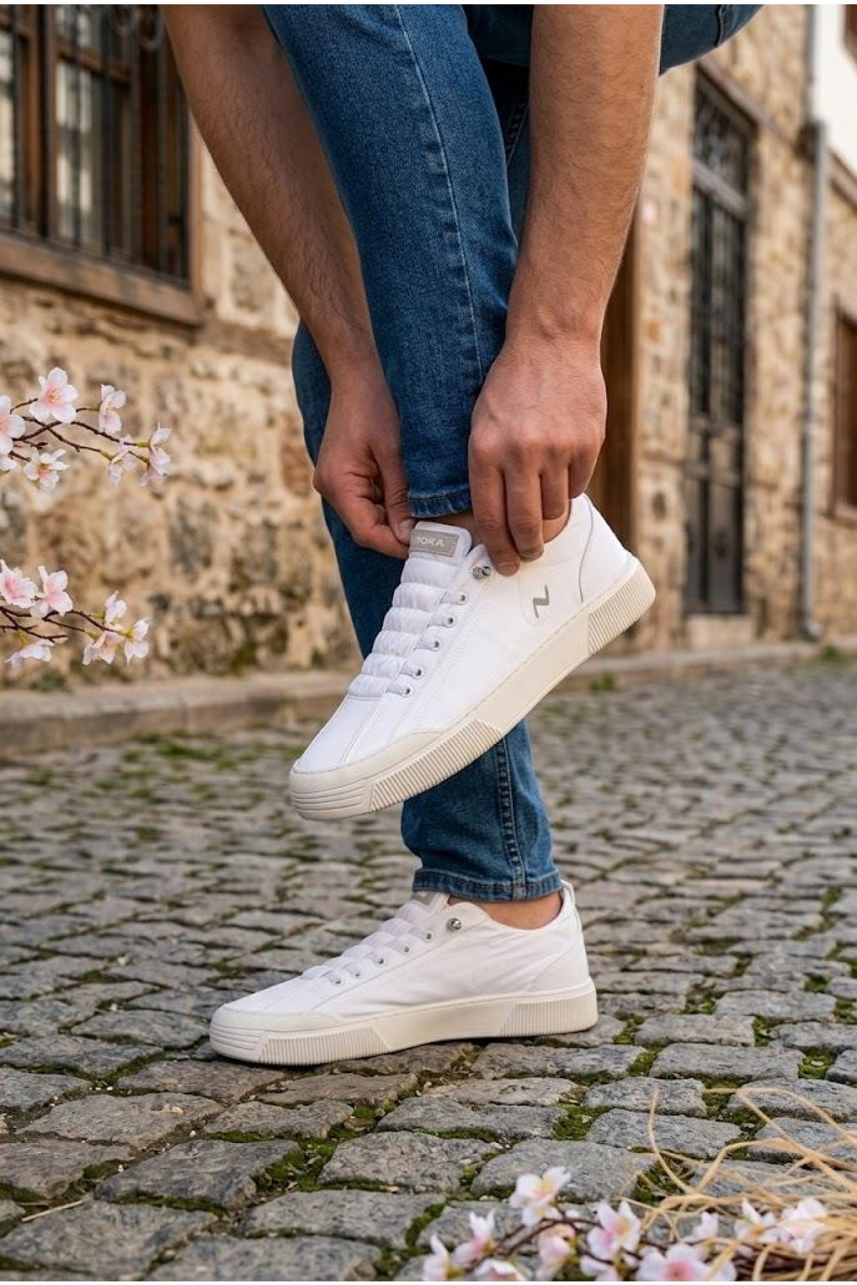 Noka Champ Rahat Memory Foam İç Taban Keten Sneaker Erkek Ayakkabı