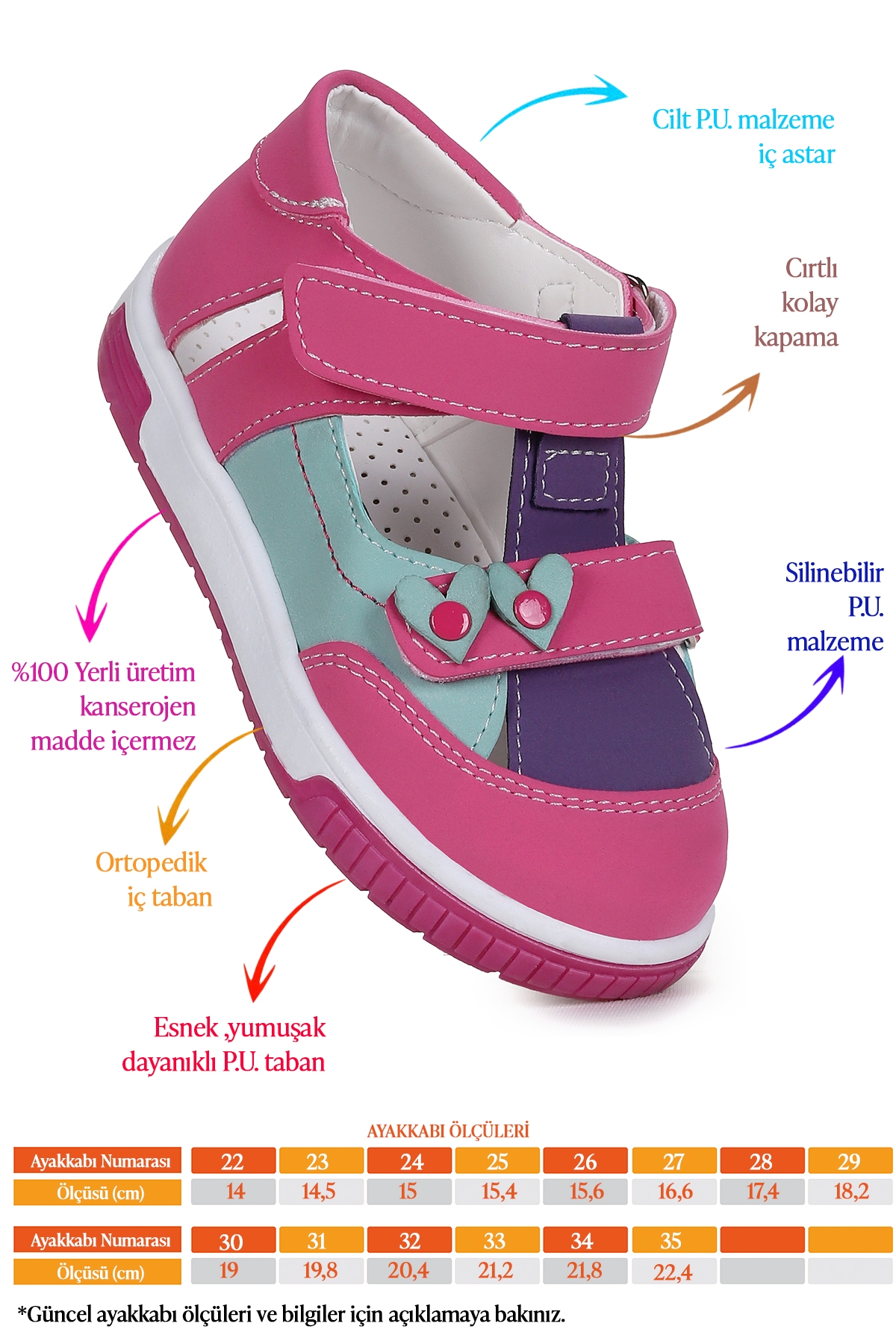 Kiko Kids Beyaz Kiko Kids Arz Kız Çocuk Günlük Ayakkabı