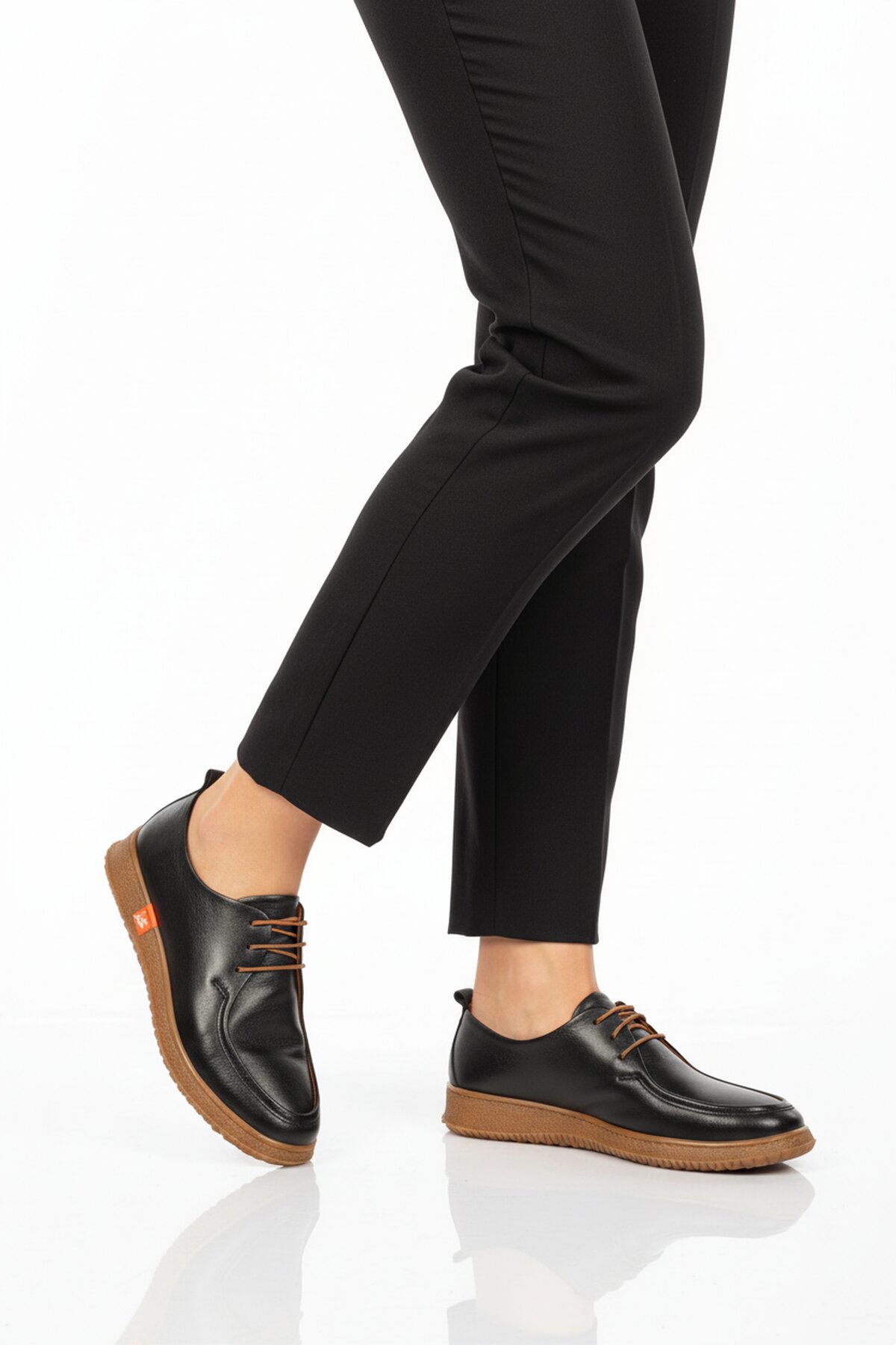 Ayakmod Kahverengi Ayakmod Hakiki Deri Kadın Casual Ayakkabı 2005 Z