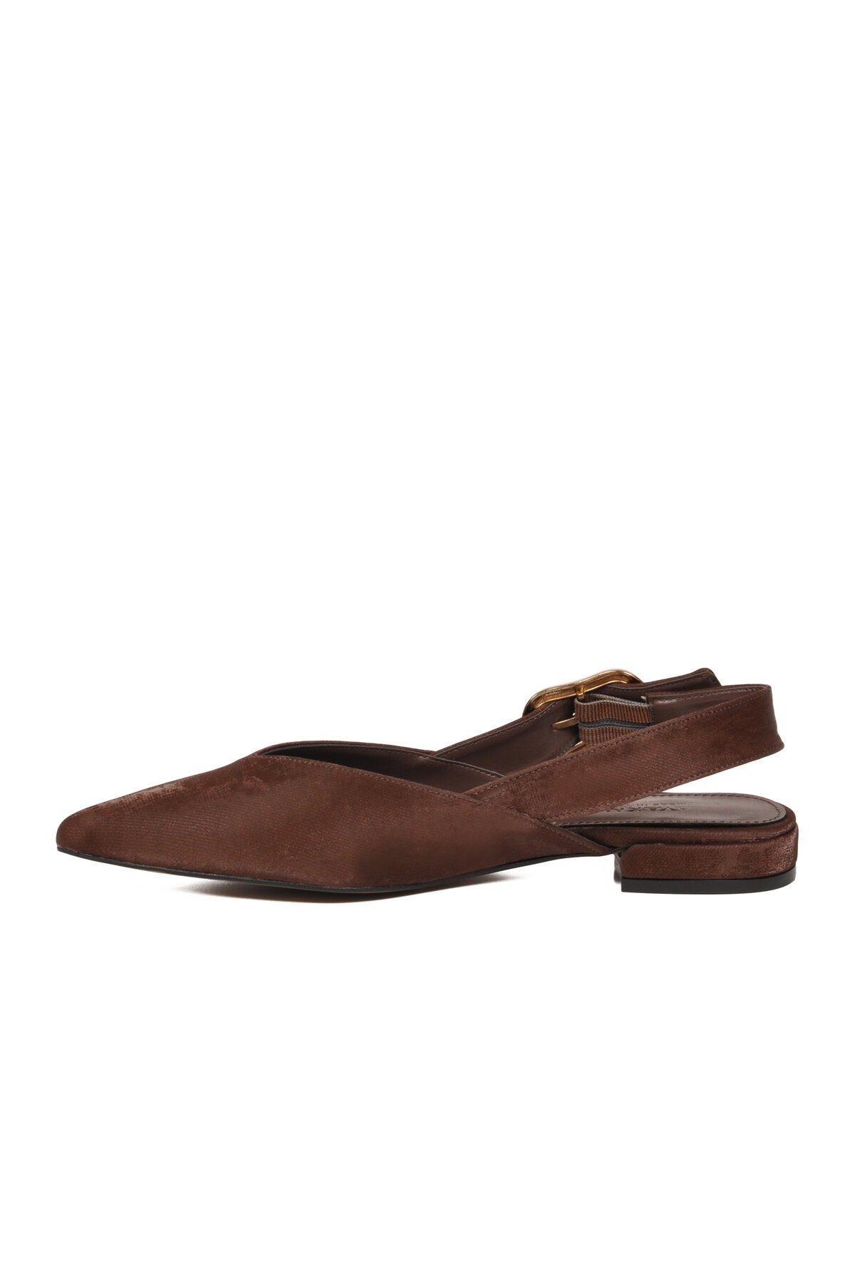 Ayakmod Kahverengi Ayakmod Hafif Kemerli Kadın Babet Ayakkabı 312552 Z