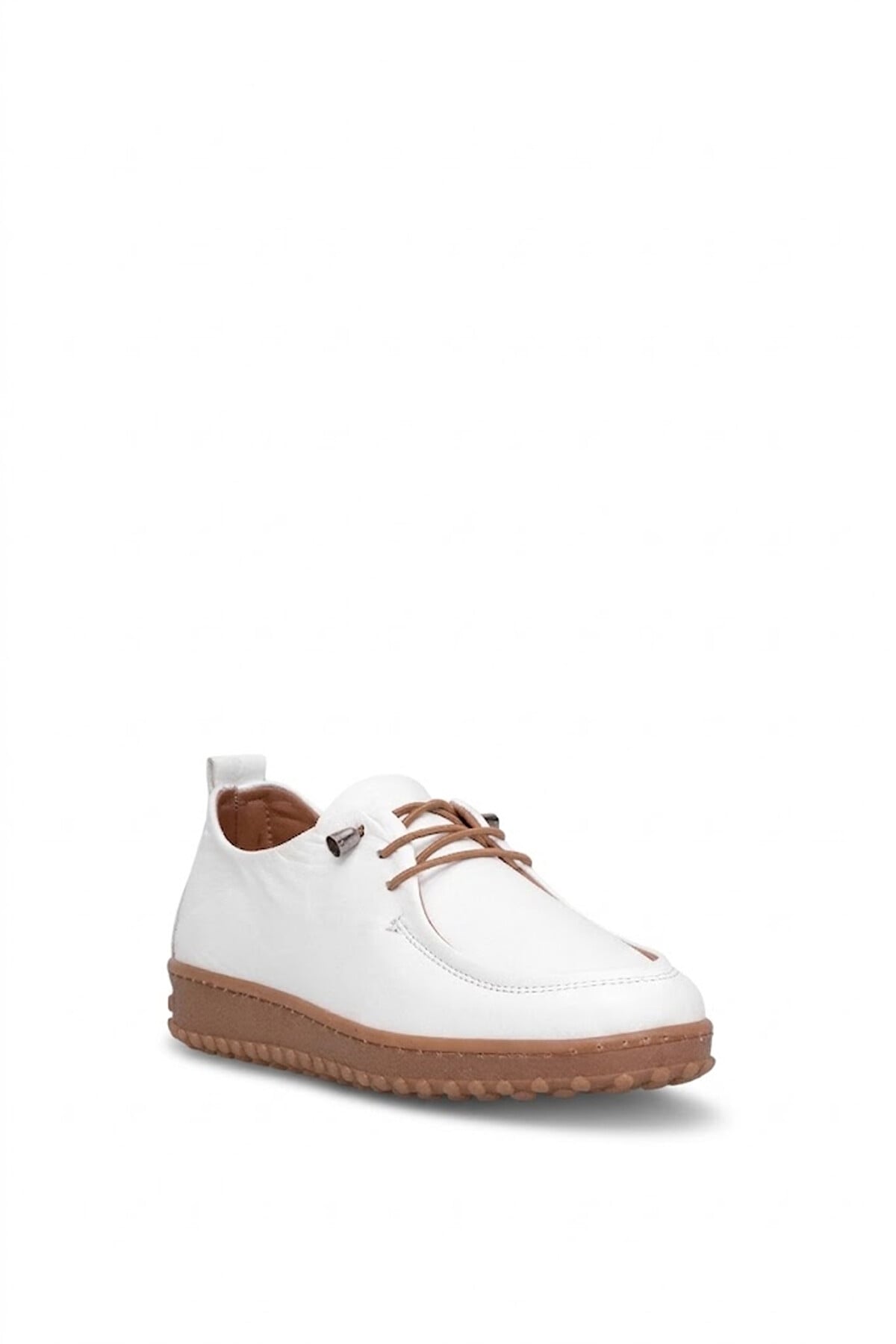 Ayakkabı Fuarı Gri Ayakkabı Fuarı Fuari Elit ASSCL100 Kadın Hakiki Deri Casual