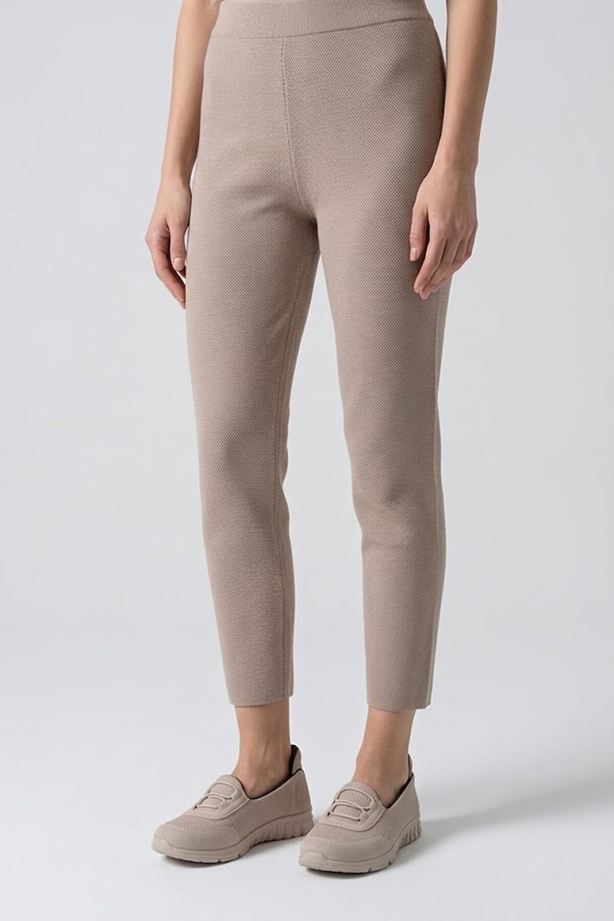 Ayakkabı Fuarı Gri Ayakkabı Fuarı Fuari Elit ASPRF04 Anatomik Memory Taban Kadın Yürüyüş Ayakkabısı