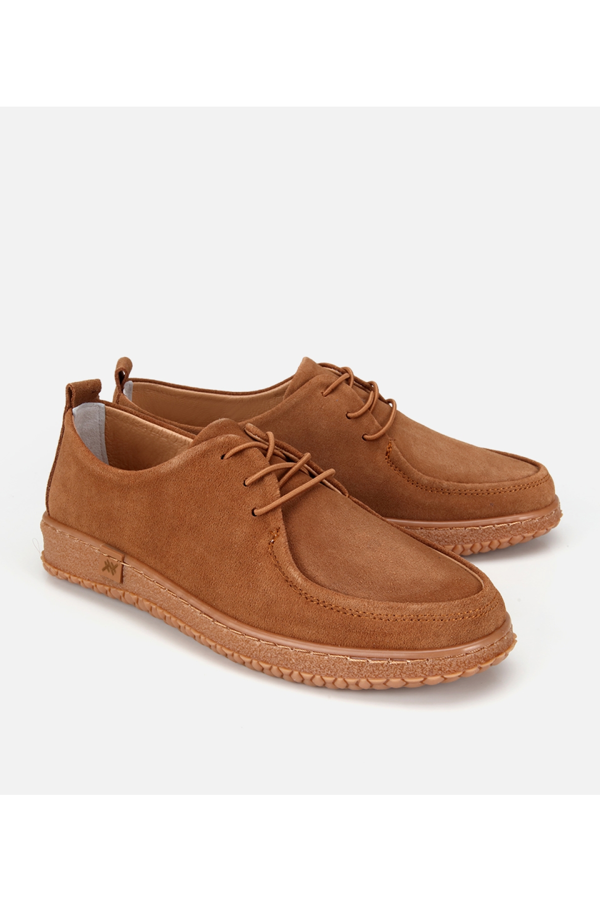 Hotiç Kahverengi Hotiç Hotiç Süet Kadın Deri Esnek Tabanlı Günlük Loafer