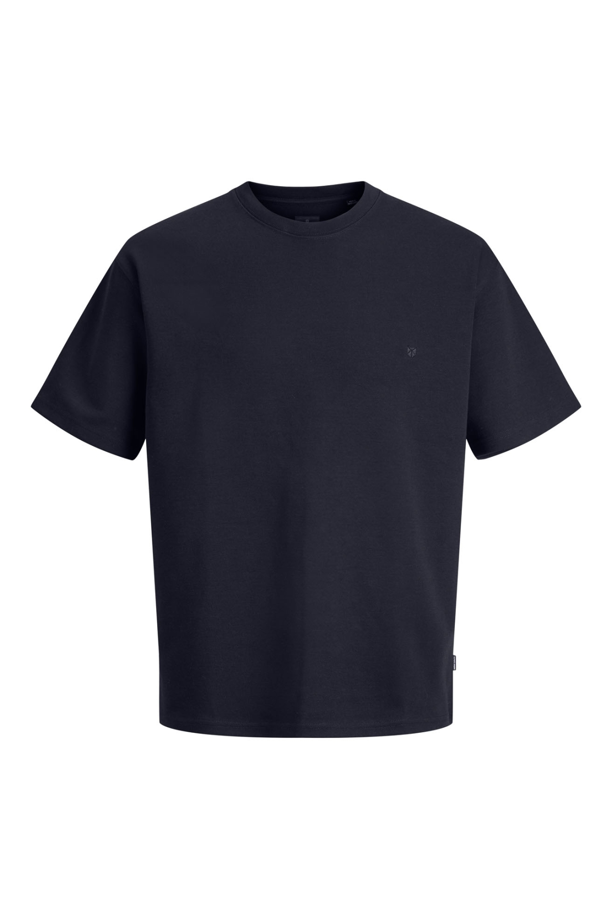 Bisiklet Yaka Lacivert Erkek T-Shirt 12292340 JPRBLAETHAN SS LOGO