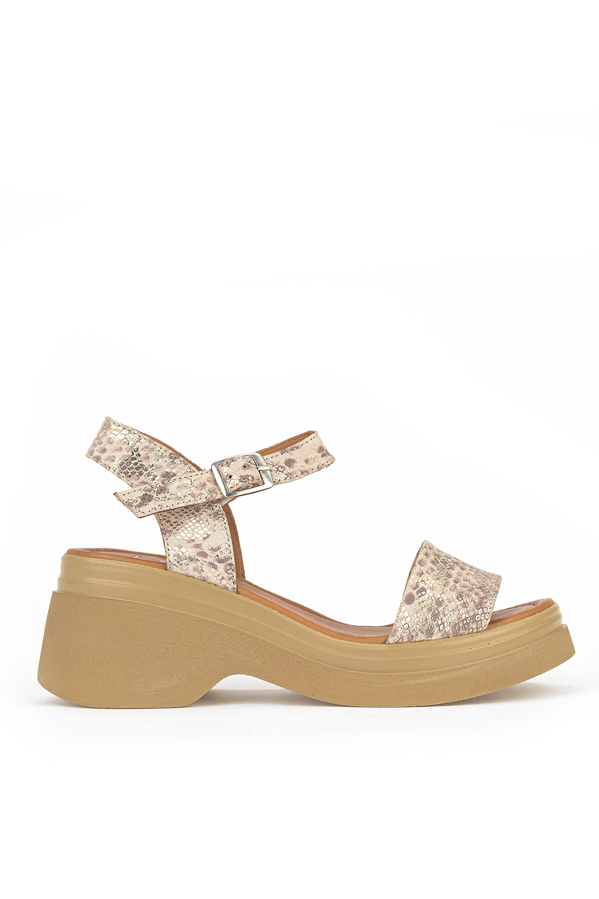 Ziya Siyah Ziya Hakiki Kadın Deri Topuklu Sandalet 161992Z64028