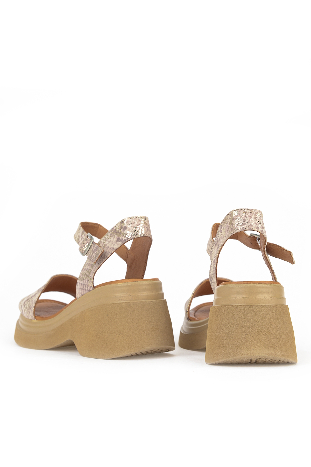 Ziya Siyah Ziya Hakiki Kadın Deri Topuklu Sandalet 161992Z64028