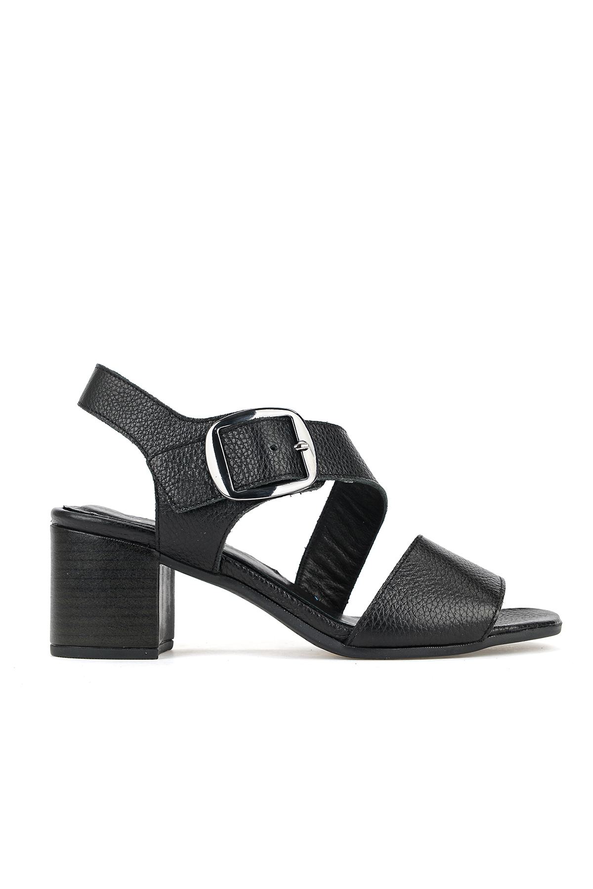 Ziya Gümüş Ziya Hakiki Kadın Deri Topuklu Sandalet 1611050Z8415