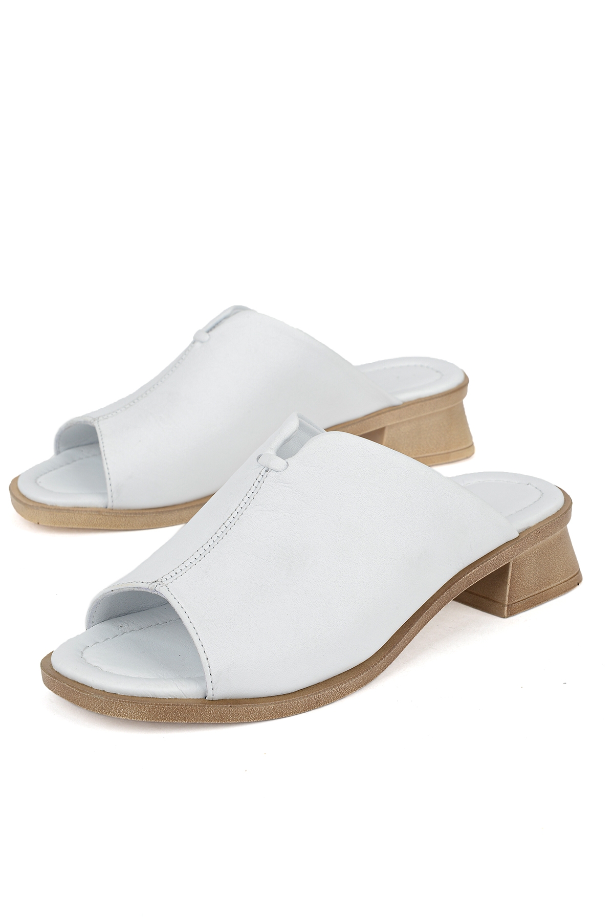 Ziya Siyah Ziya Hakiki Kadın Deri Topuklu Terlik 1611020Z6189