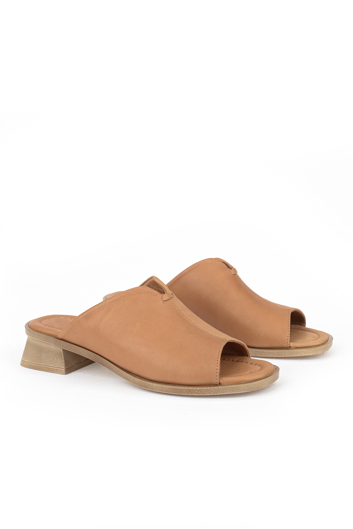 Ziya Siyah Ziya Hakiki Kadın Deri Topuklu Terlik 1611020Z6189