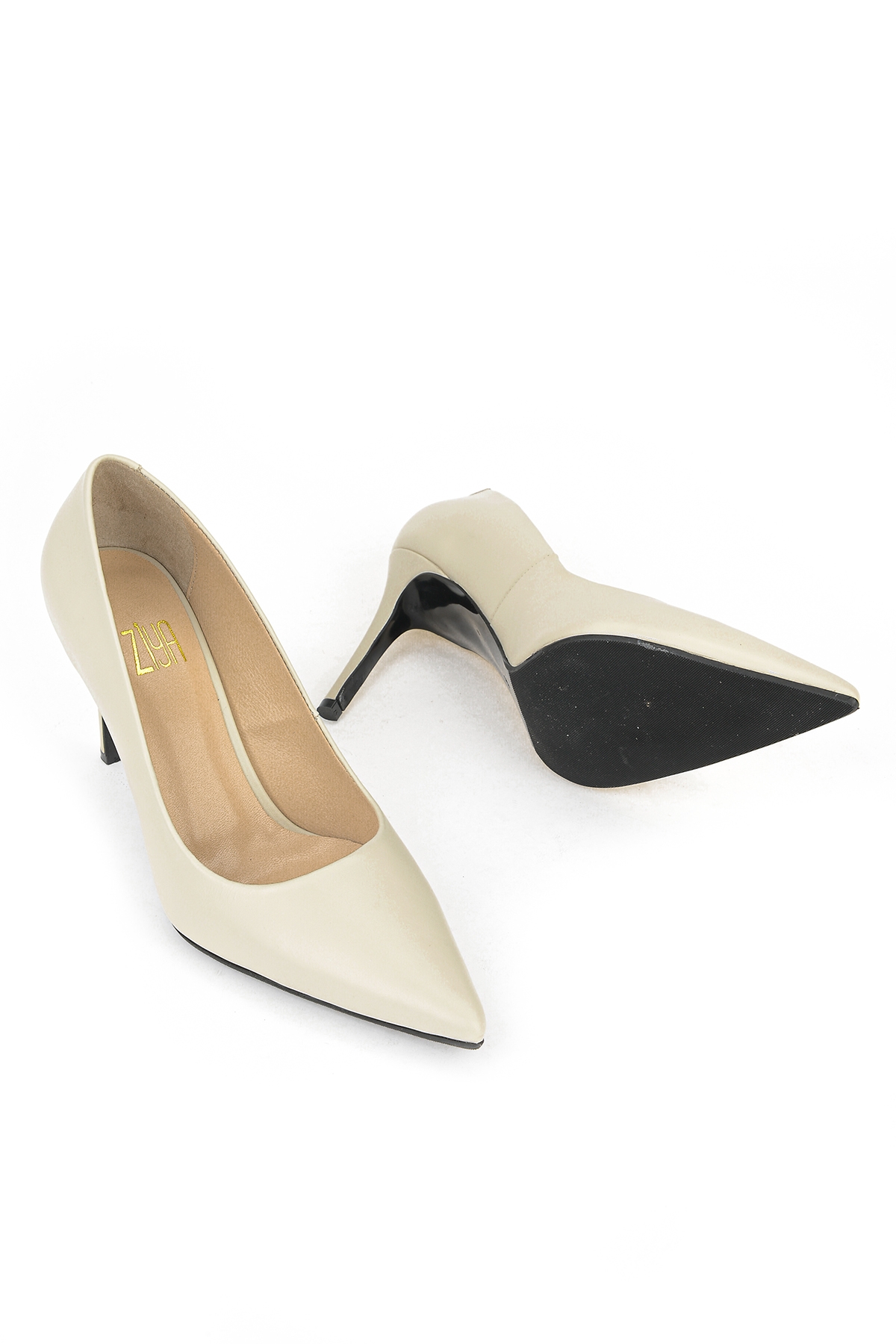 Ziya Siyah Ziya Hakiki Kadın Deri Topuklu Ayakkabı 1611059Z1425