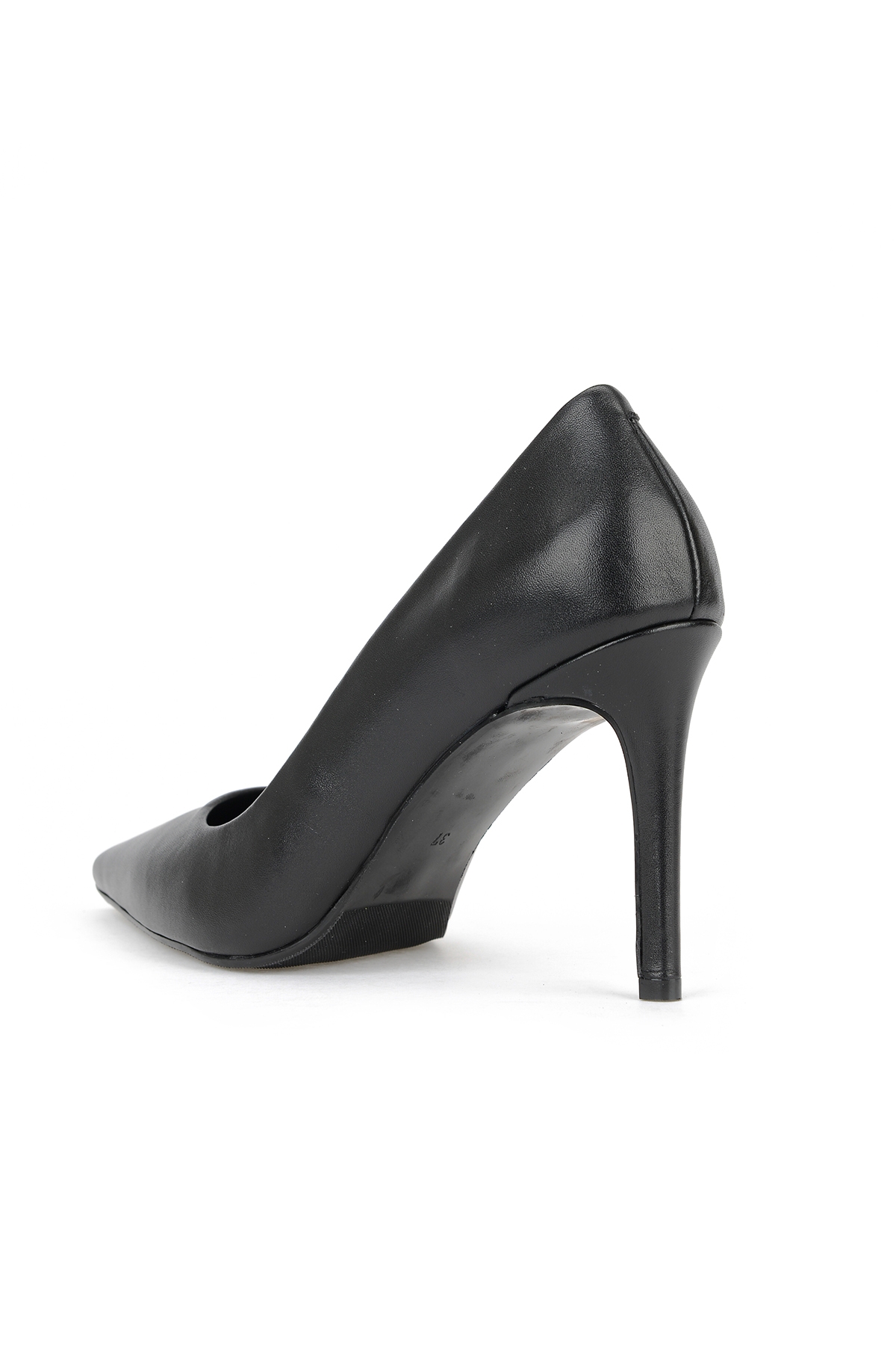 Ziya Siyah Ziya Hakiki Kadın Deri Topuklu Ayakkabı 1611059Z1425