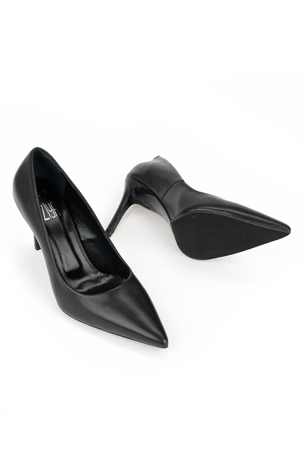Ziya Siyah Ziya Hakiki Kadın Deri Topuklu Ayakkabı 1611059Z1425