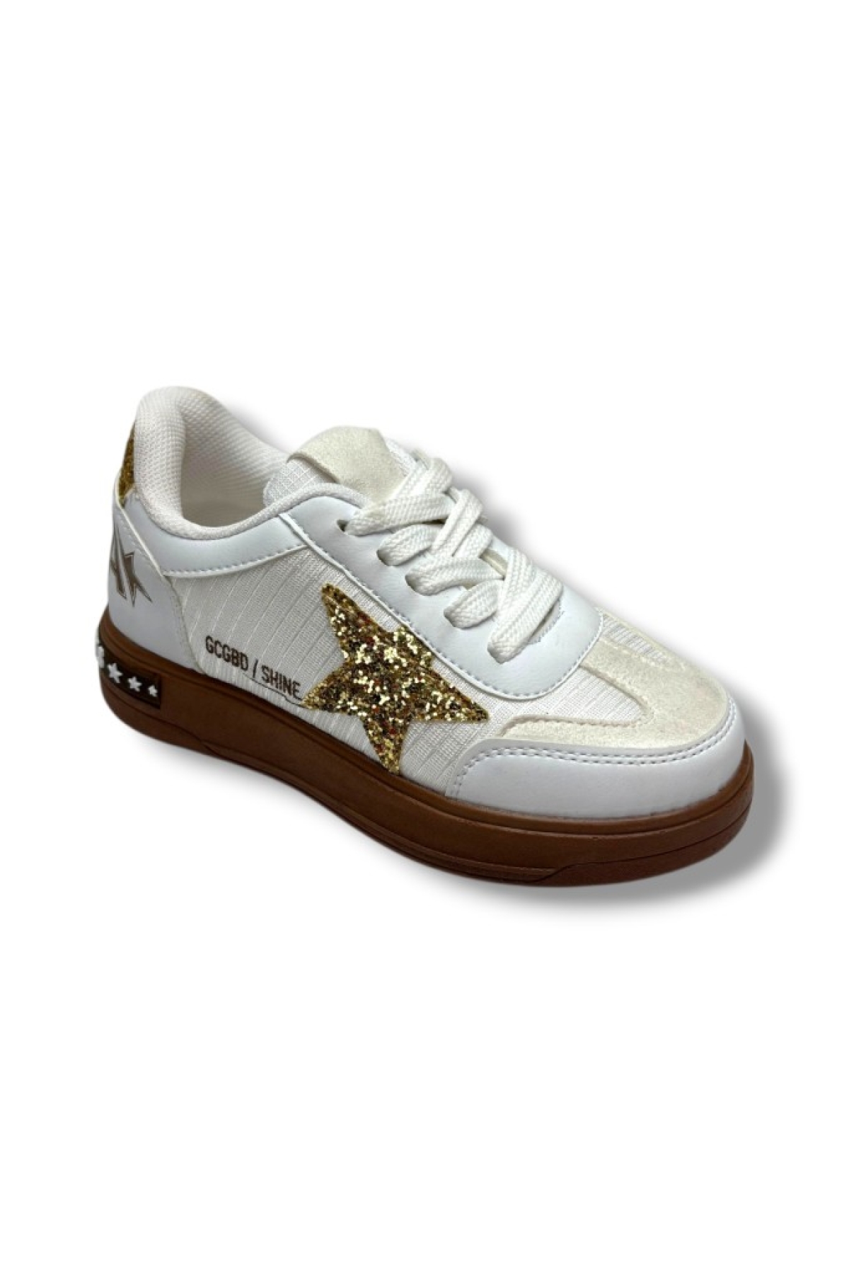 5006-26 Anorak Simli Yıldız Desenli Kız Çocuk Sneaker Fiyatları