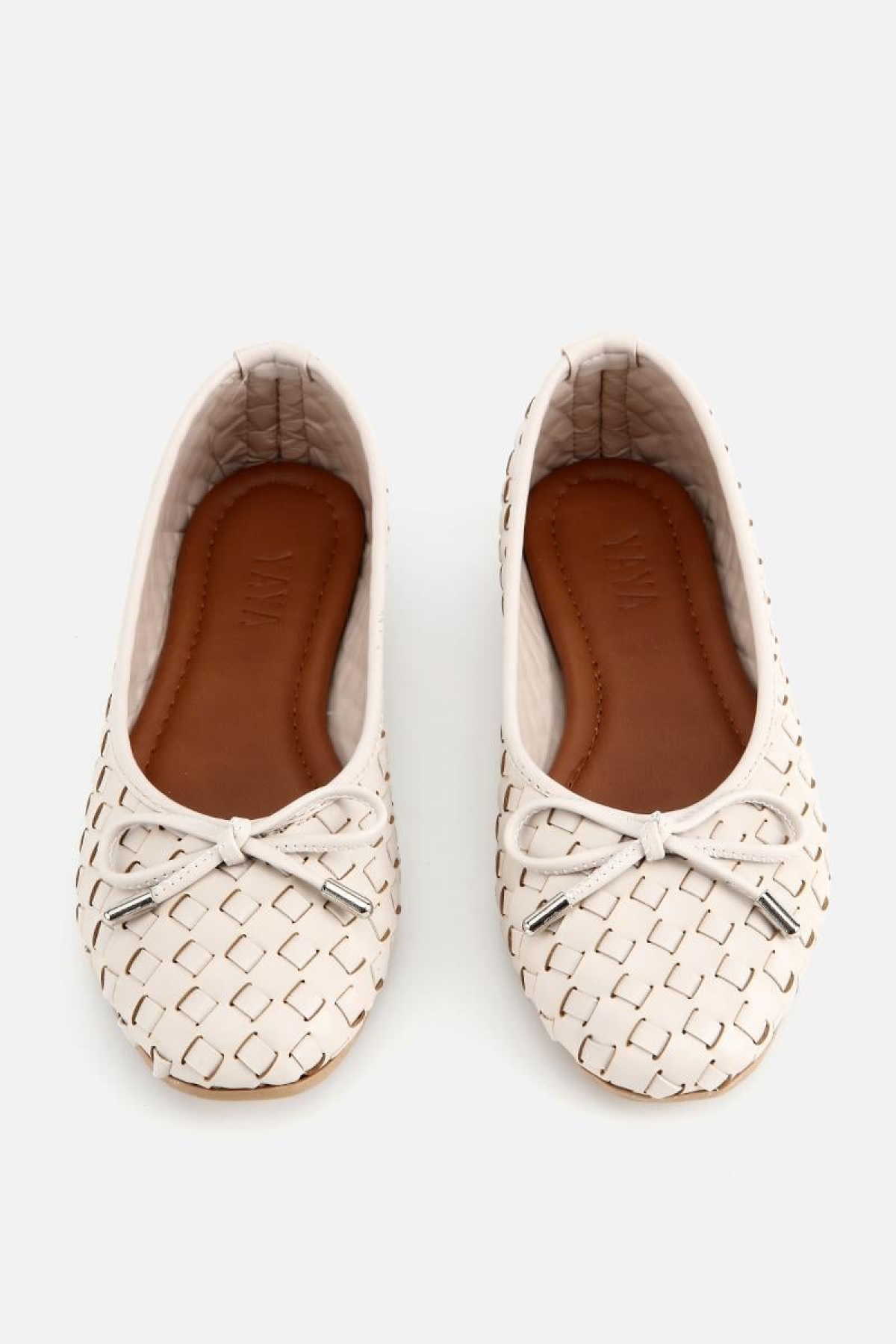 Yaya By Hotiç Kahverengi Yaya By Hotiç Yaya By Kadın Örgü Detaylı Günlük Düz Babet