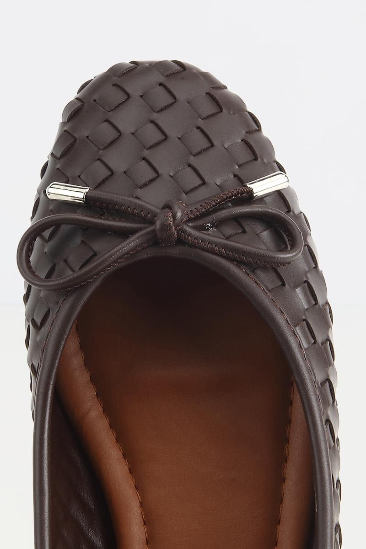 Yaya By Hotiç Kahverengi Yaya By Hotiç Yaya By Kadın Örgü Detaylı Günlük Düz Babet