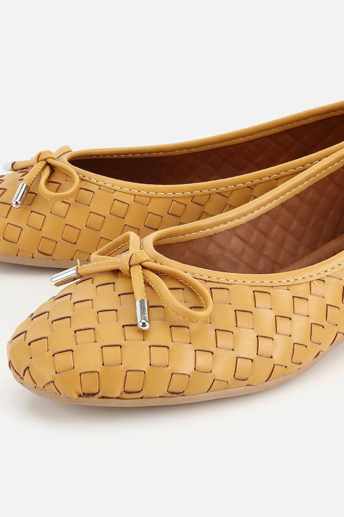 Yaya By Hotiç Kahverengi Yaya By Hotiç Yaya By Kadın Örgü Detaylı Günlük Düz Babet