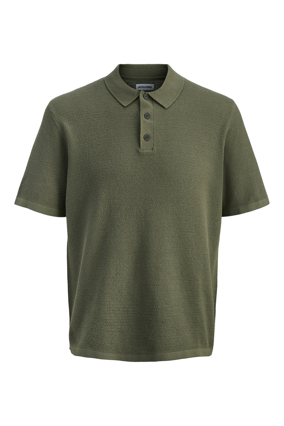 Jack Jones Jjegeorge Knıt Polo Ss Sn Erkek Haki Tshirt 12268281-03