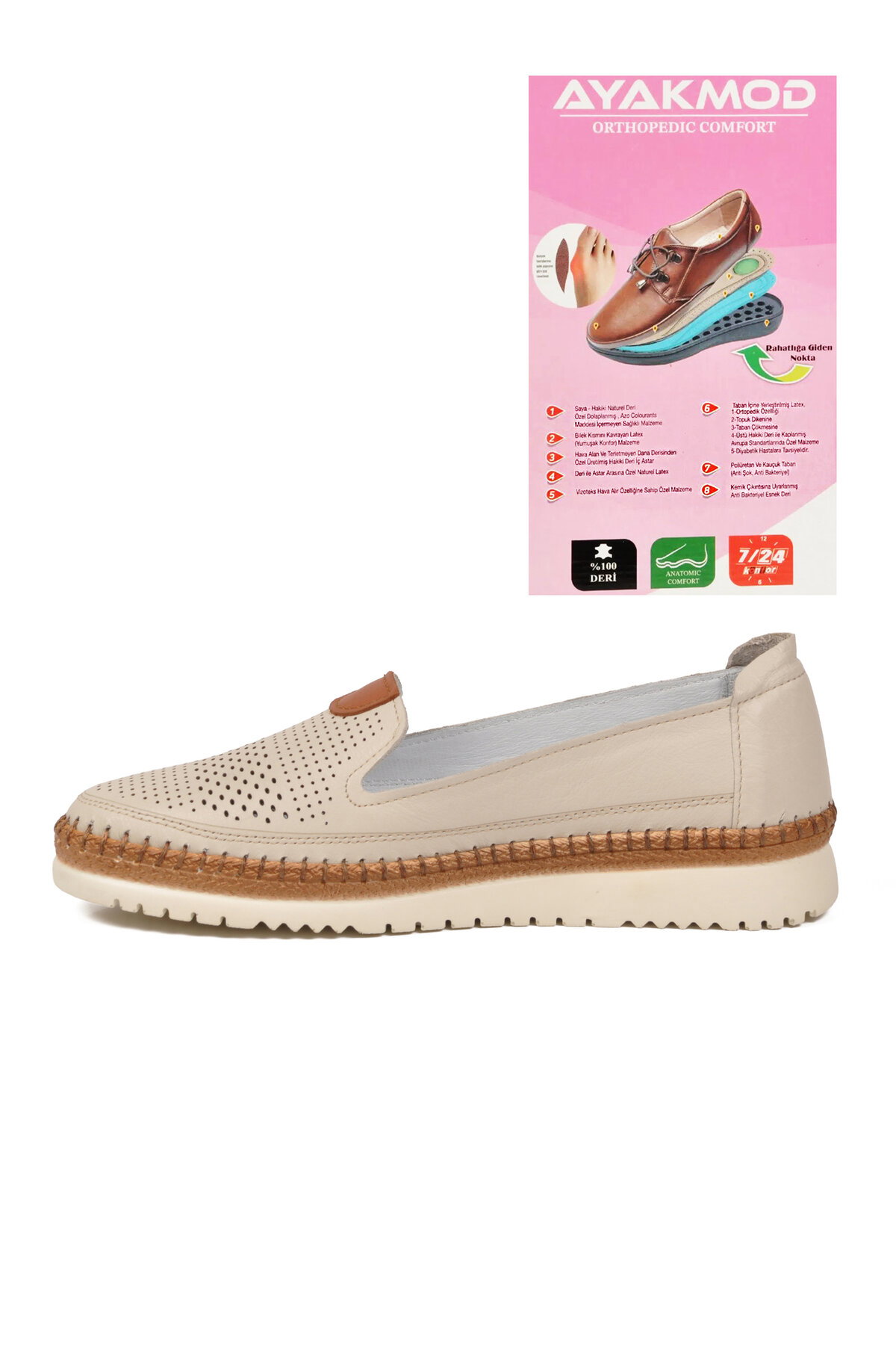 A Spor Siyah A Spor Hakiki Deri Kadın Casual Ayakkabı