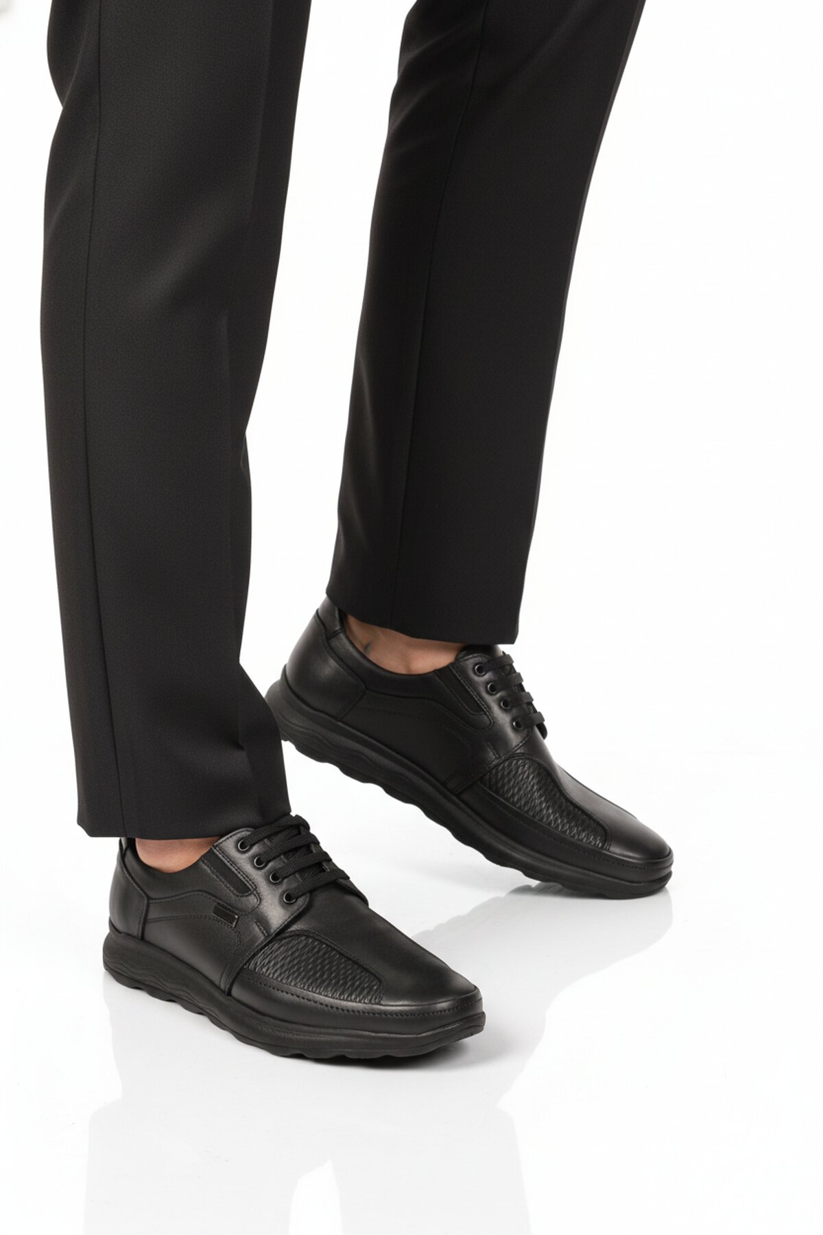 A Spor Kahverengi A Spor Hakiki Deri Erkek Casual Ayakkabı