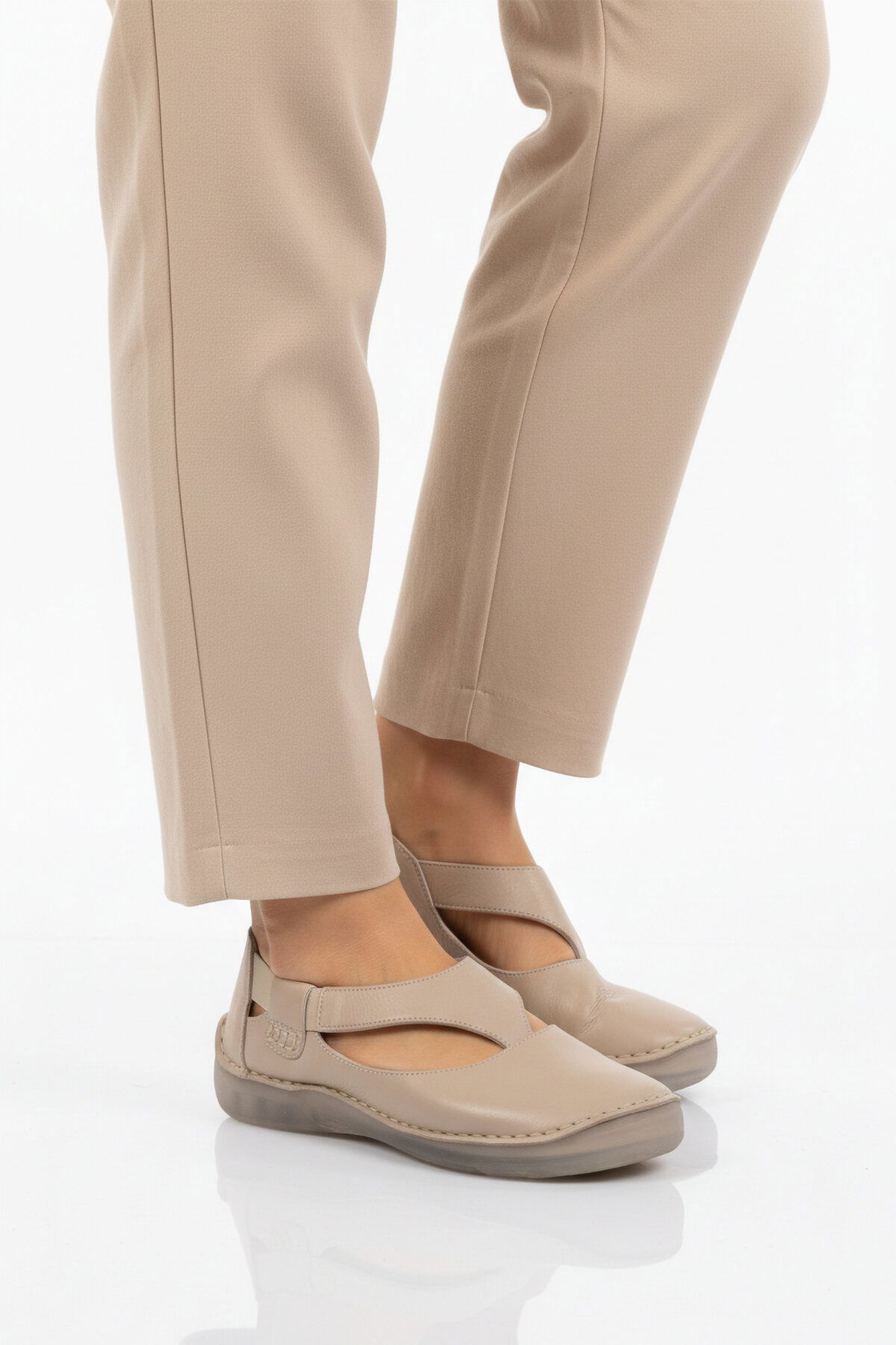 A Spor Siyah A Spor Hakiki Deri Kadın Casual Ayakkabı