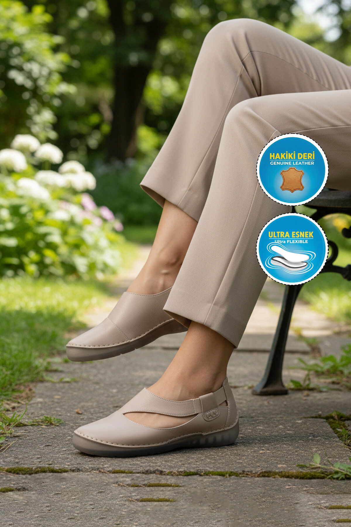 A Spor Siyah A Spor Hakiki Deri Kadın Casual Ayakkabı