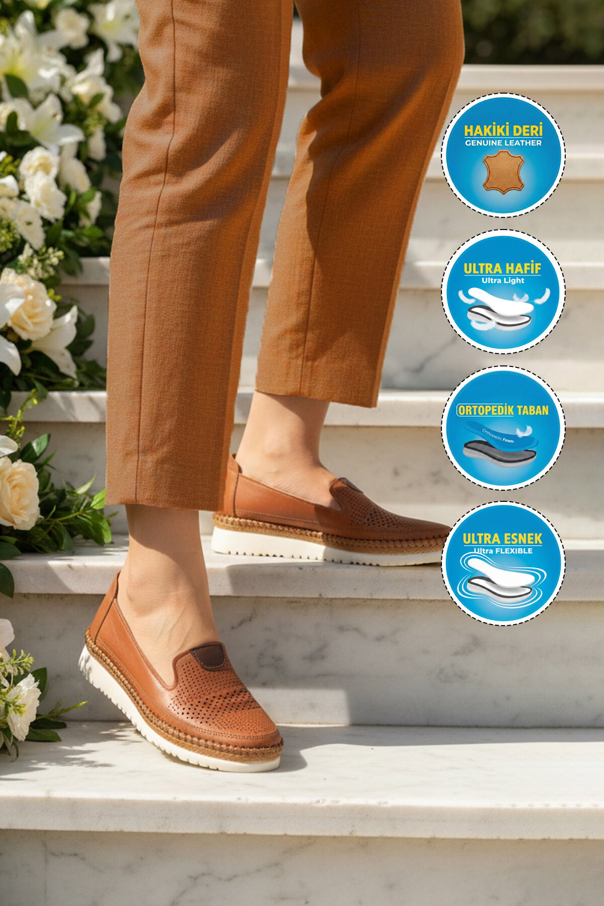 A Spor Siyah A Spor Hakiki Deri Kadın Casual Ayakkabı