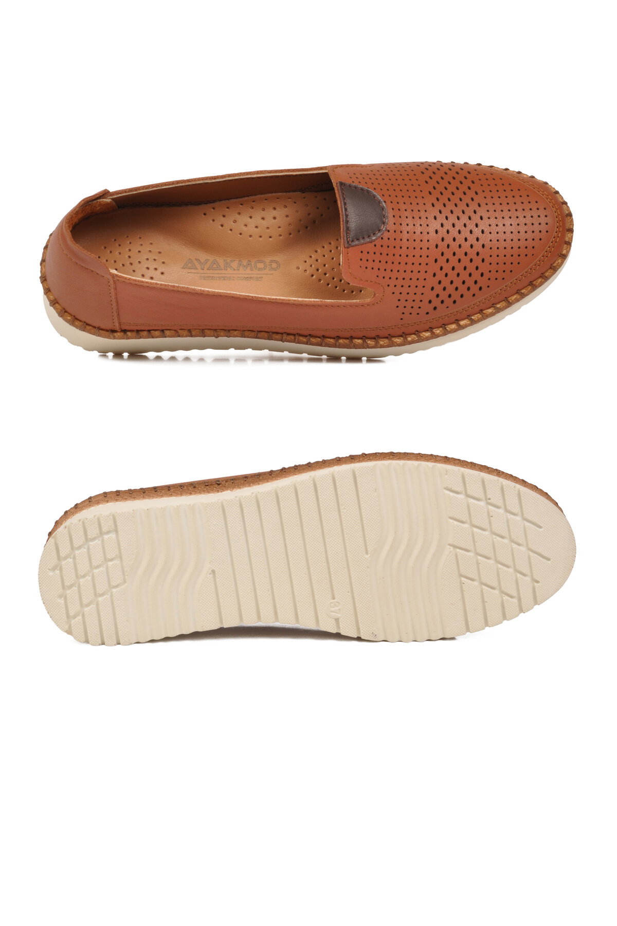 A Spor Siyah A Spor Hakiki Deri Kadın Casual Ayakkabı