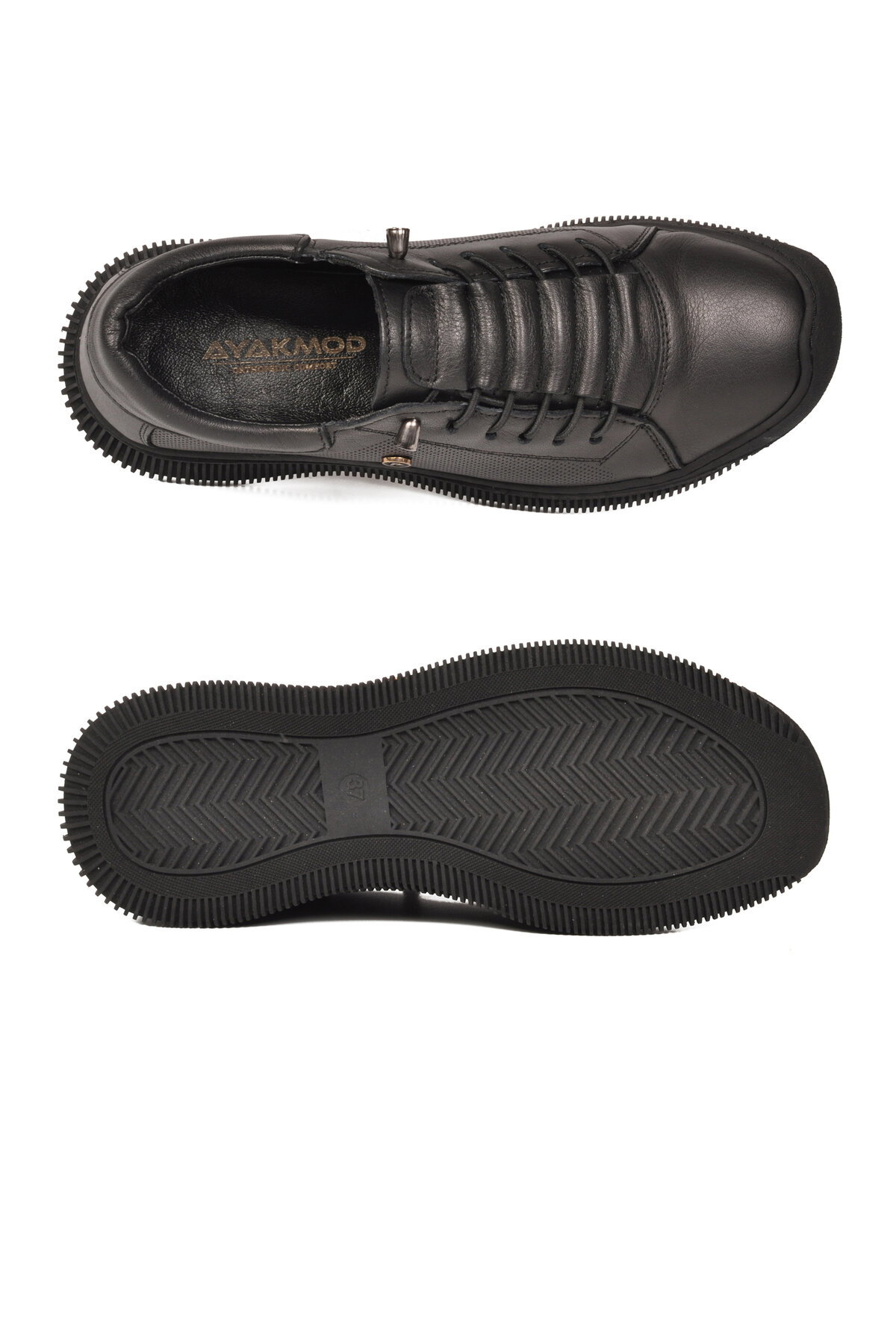 A Spor Bej A Spor Hakiki Deri Kadın Casual Ayakkabı