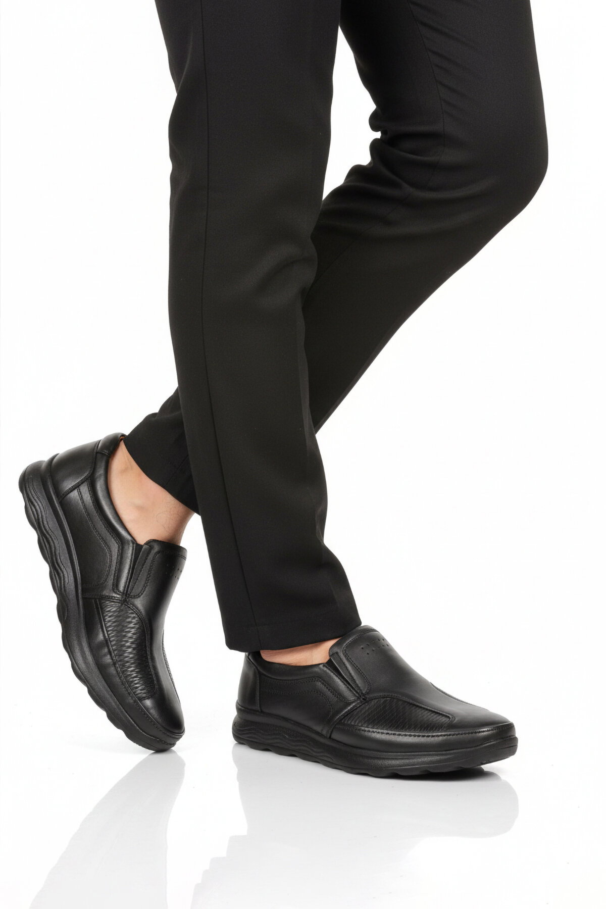 A Spor Kahverengi A Spor Hakiki Deri Erkek Casual Ayakkabı