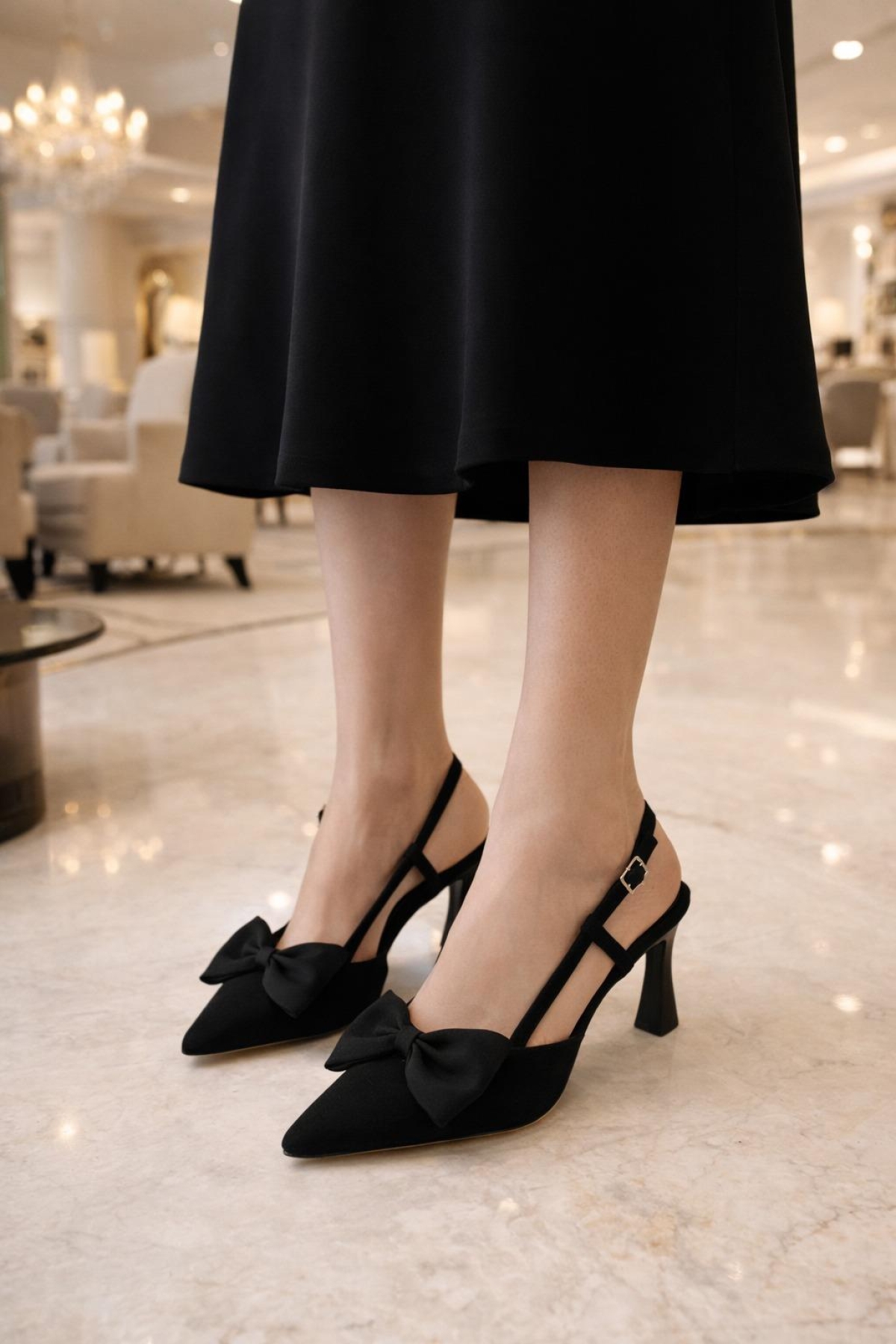 Odesa Ayakkabı Kahverengi Odesa Ayakkabı Odesa Zarif Fiyonk Detaylı Sivri Burun Kadın